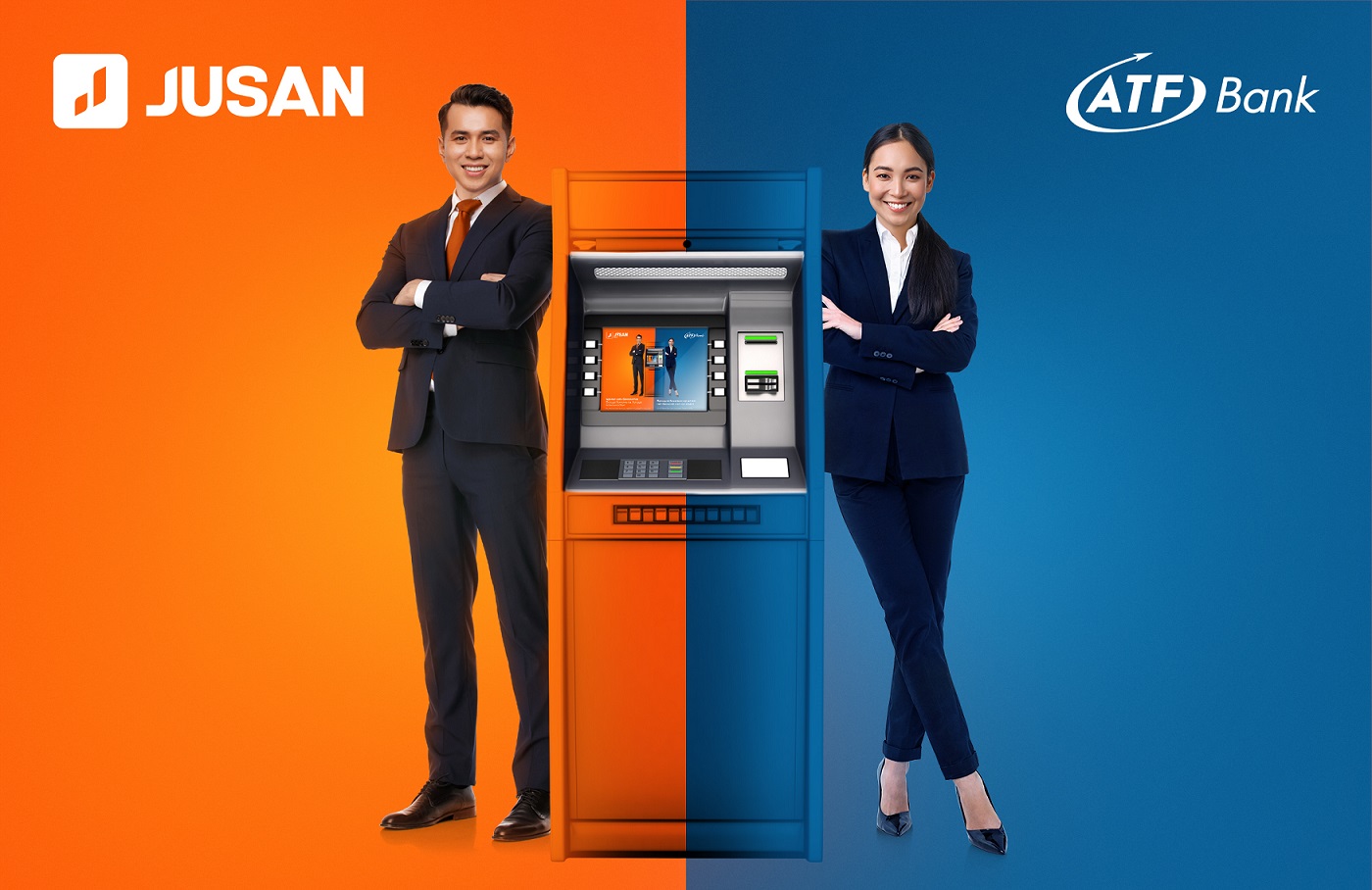 Jusan Bank и АТФБанк объединили сети банкоматов